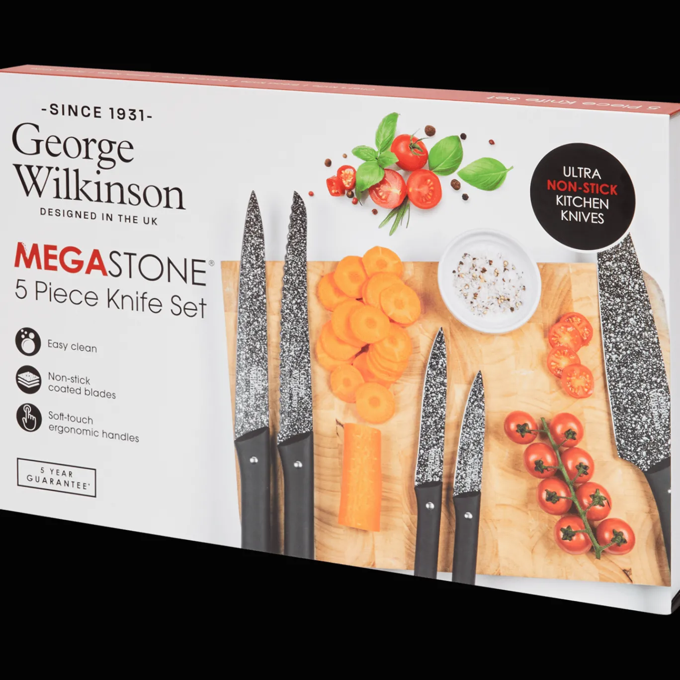 Action Lot de couteaux George Wilkinson Megastone* Ustensiles De Cuisine