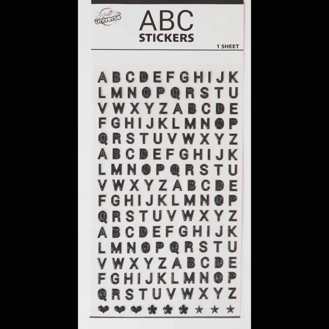 Action Mini-autocollants alphabet Craft Universe* Bricolage