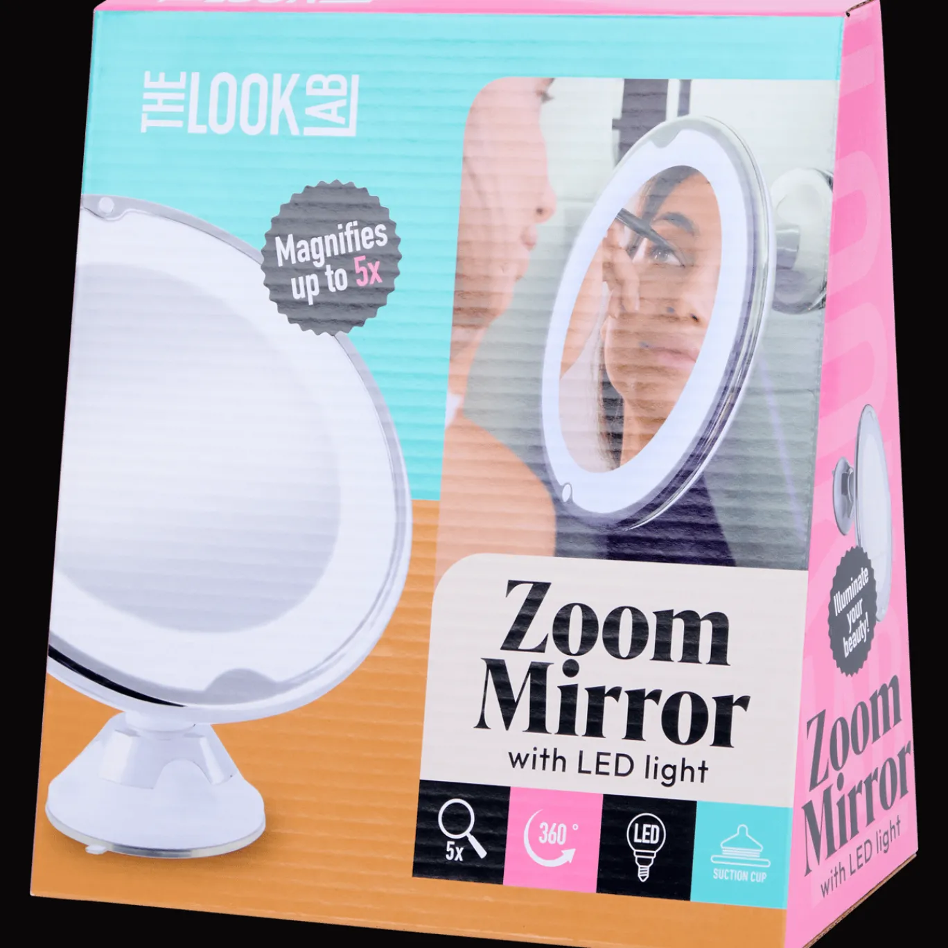 Action Miroir de maquillage avec éclairage* Santé