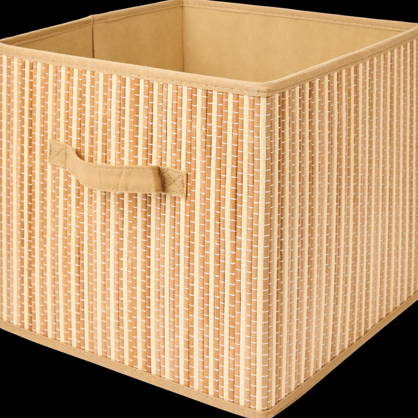 Action Panier de rangement en bambou* Accessoires Pour La Maison