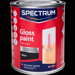 Spectrum Peinture alkyde haute brillance Noir* Peinture