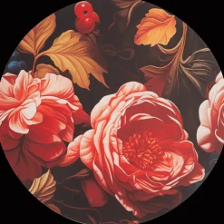 Action Peinture florale ronde* Cadres Photo