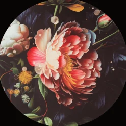 Action Peinture florale ronde* Cadres Photo