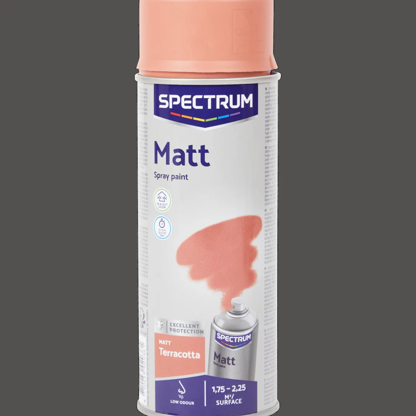 Spectrum Peinture mate en aérosol Terre cuite* Peinture