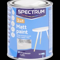 Spectrum Peinture mate 2-en-1 Taupe* Peinture