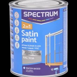 Spectrum Peinture satinée 2-en-1 RAL 7036* Peinture