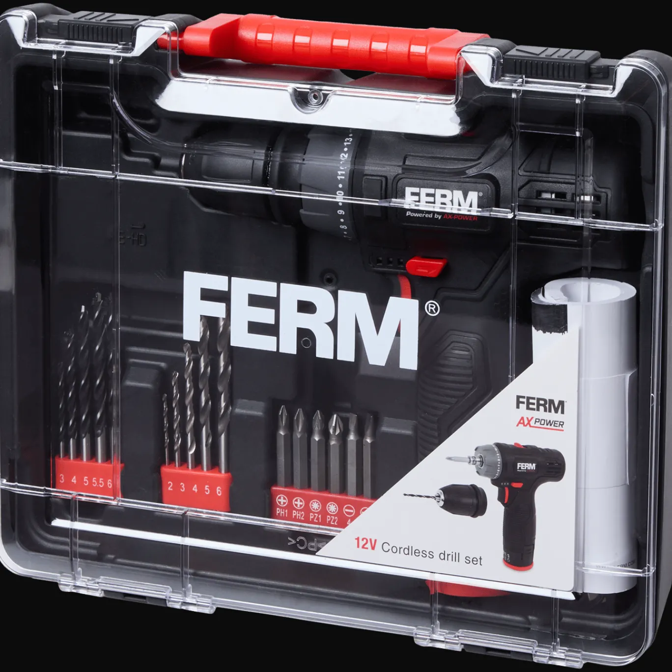 FERM Perceuse sans fil AX Power* Outils