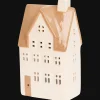 Action Petite maison en céramique Home Accents* Décoration Saisonnière
