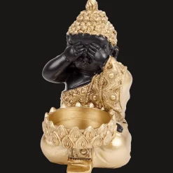 Action Photophore en forme de Bouddha* Accessoires Pour La Maison