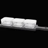 Action Planche de service avec plats* Plateaux