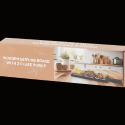 Action Planche de service avec plats* Plateaux