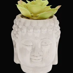 Action Plante artificielle dans un cache-pot Bouddha* Pots De Fleurs
