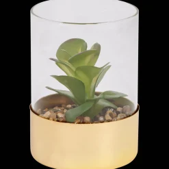 Action Plante grasse artificielle dans un terrarium* Plantes Et Fleurs Artificielles