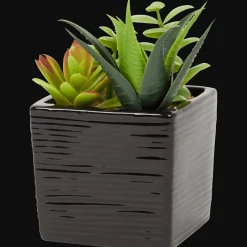 Action Plante grasse artificielle en pot* Plantes Et Fleurs Artificielles