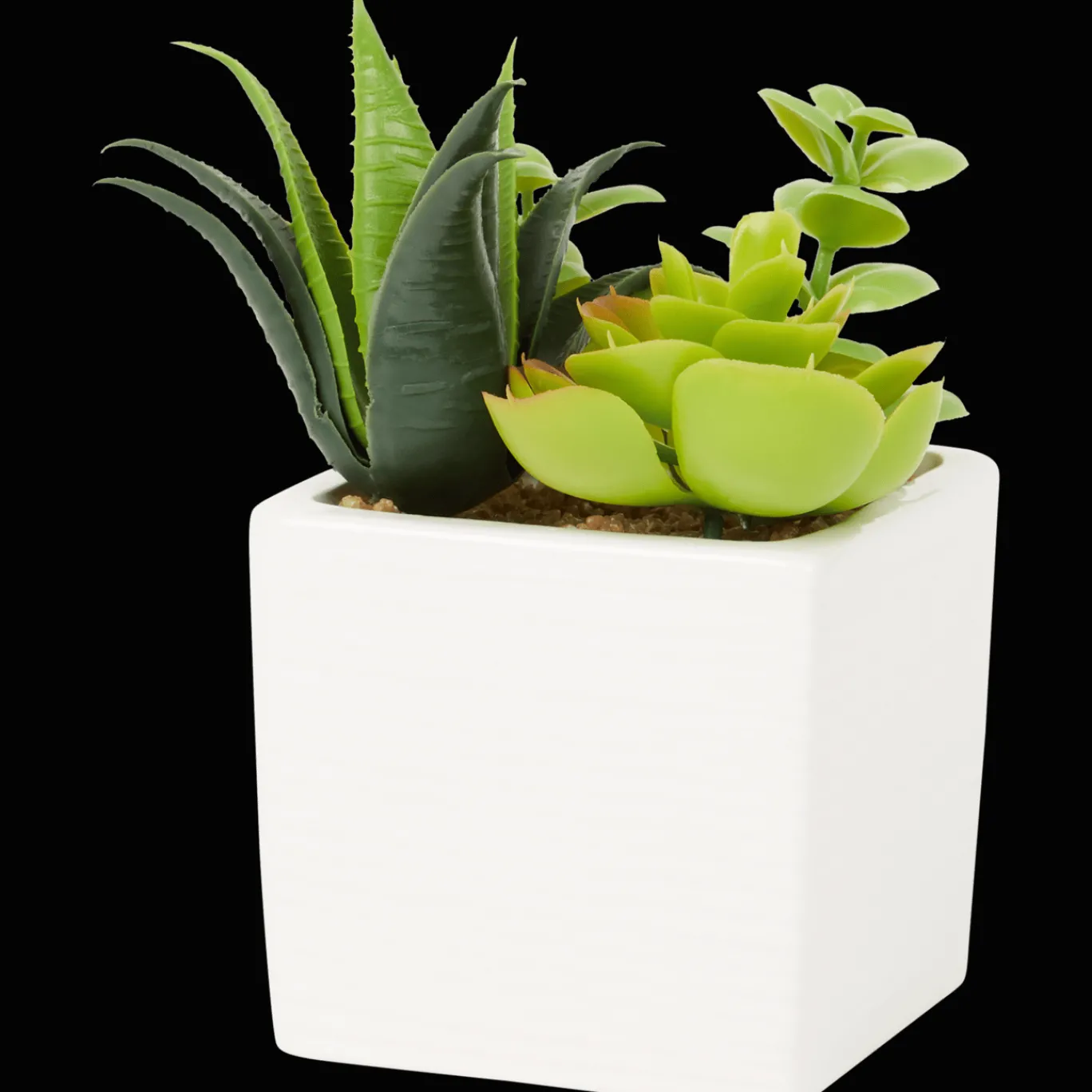 Action Plante grasse artificielle en pot* Plantes Et Fleurs Artificielles
