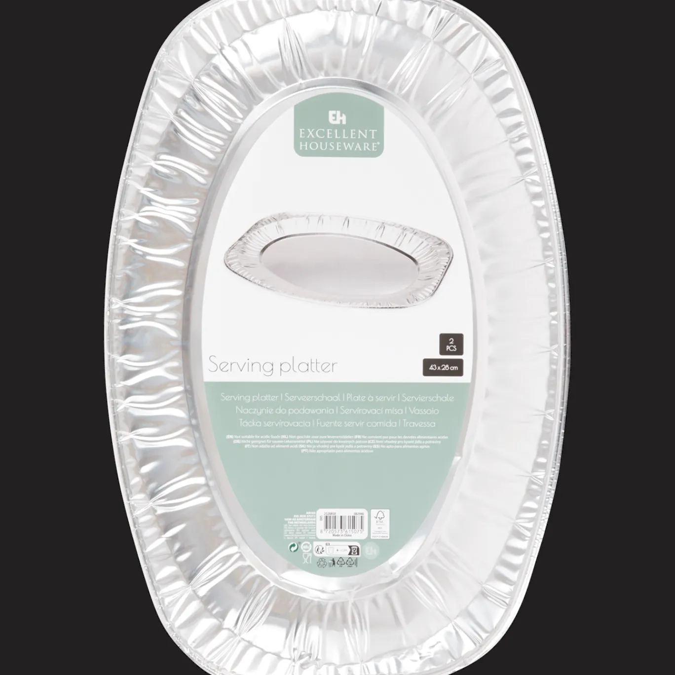 Dumil Plateaux jetables en aluminium* Articles De Fête