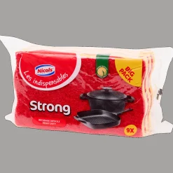 Nicols Éponges à récurer Strong* Articles De Nettoyage