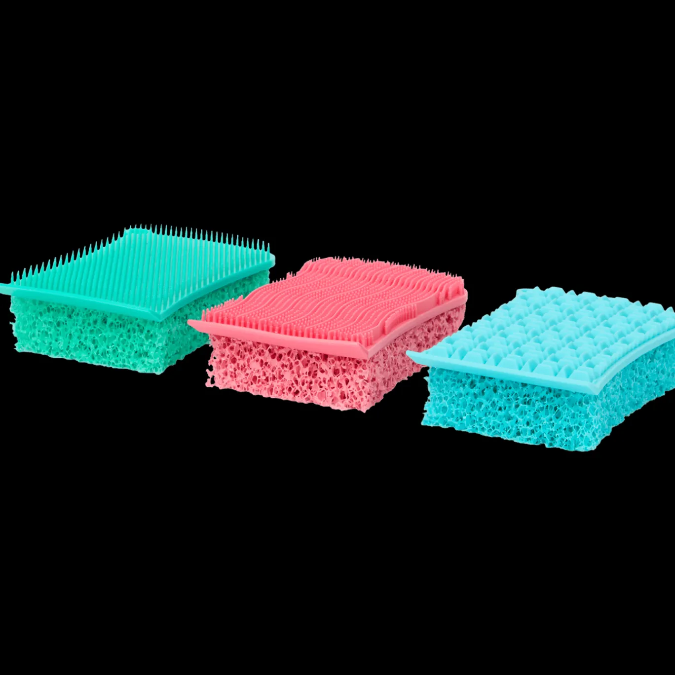 Action Éponges double face en silicone* Articles De Nettoyage