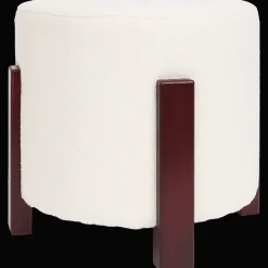 Studio Home Pouf avec pieds en bambou* Accessoires Pour La Maison