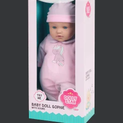 Dolly Star Poupon Sophie* Peluches Et Poupées