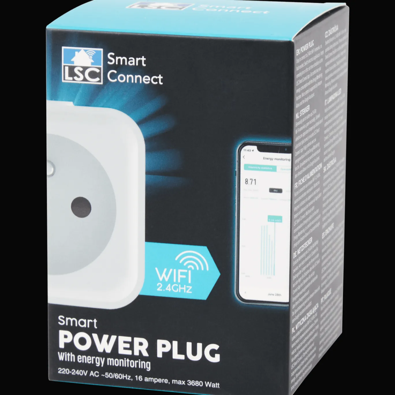 LSC Smart Connect Prise connectée avec suivi consommation* Rallonges