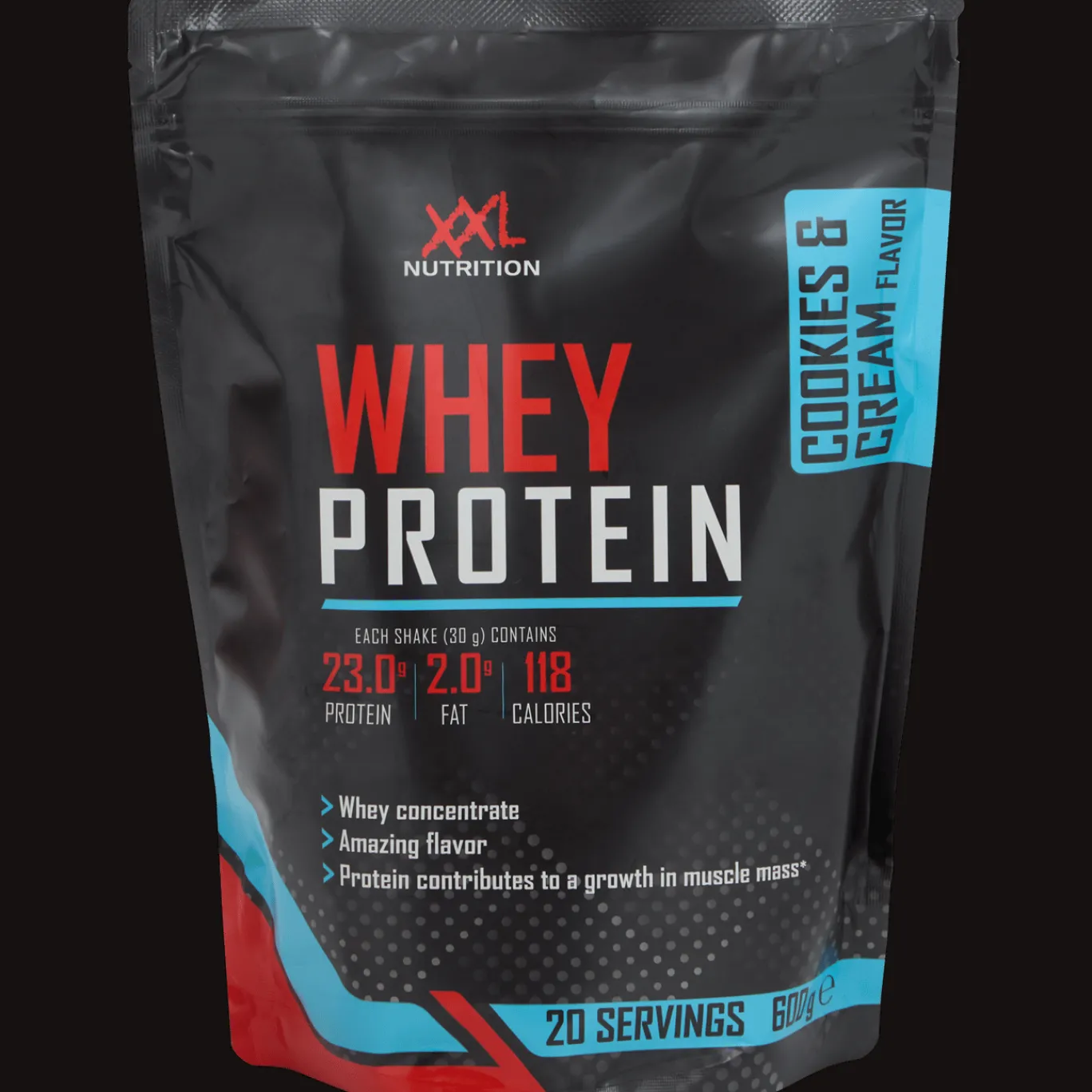 XXL Nutrition Protéines de lactosérum en poudre Cookies & Cream* Alimentation Et Soins Pour Le Sport|Santé