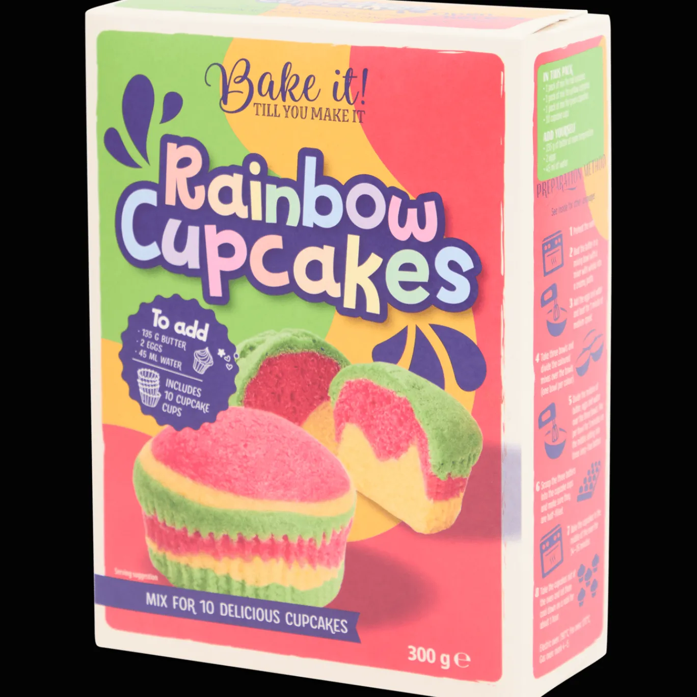 Action Préparation pour cupcakes licorne/arc-en-ciel Bake it!* Biscuits Et Pâtisseries