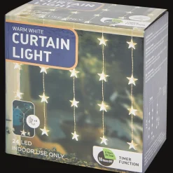 Action Rideau lumineux avec étoiles* Éclairage