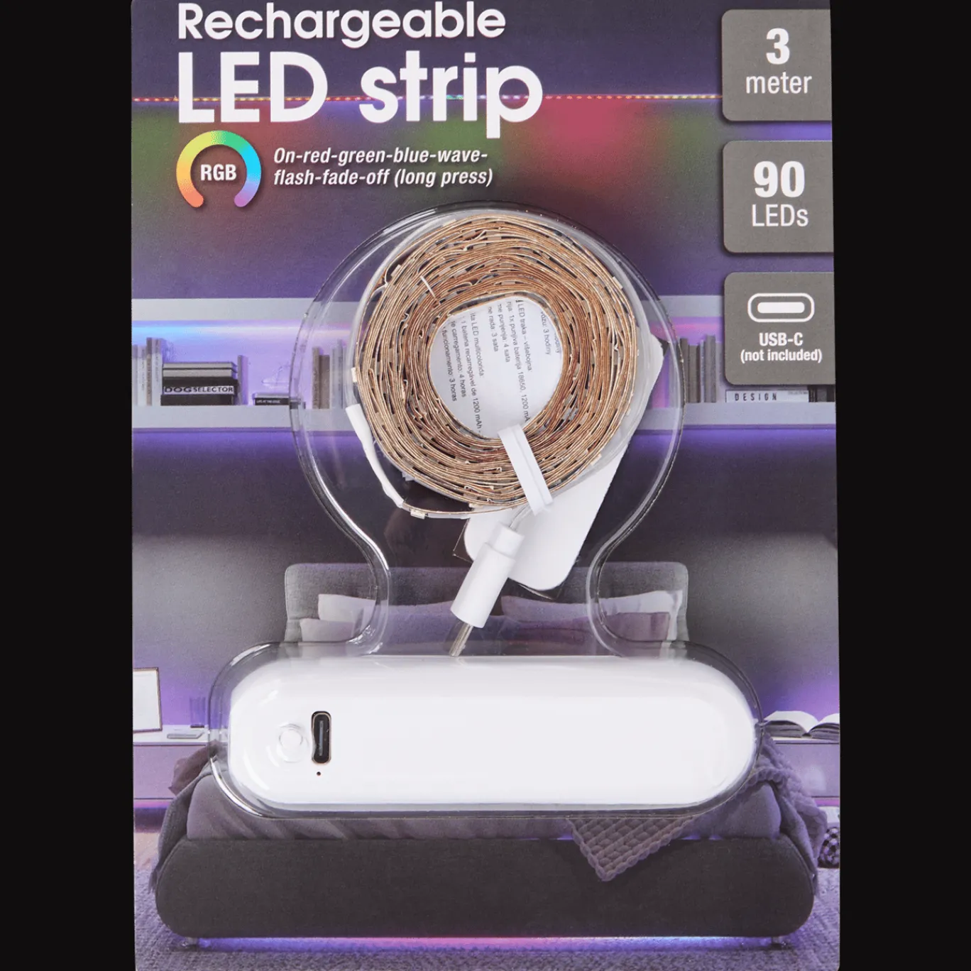 Action Ruban LED rechargeable* Éclairage