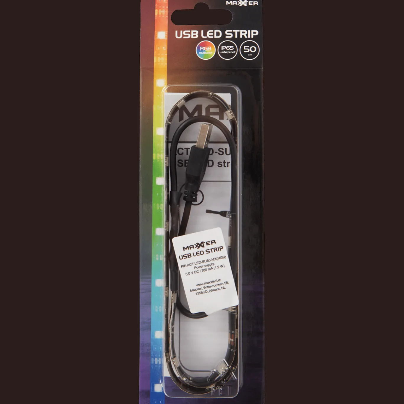 Action Ruban LED USB Maxxter* Éclairage