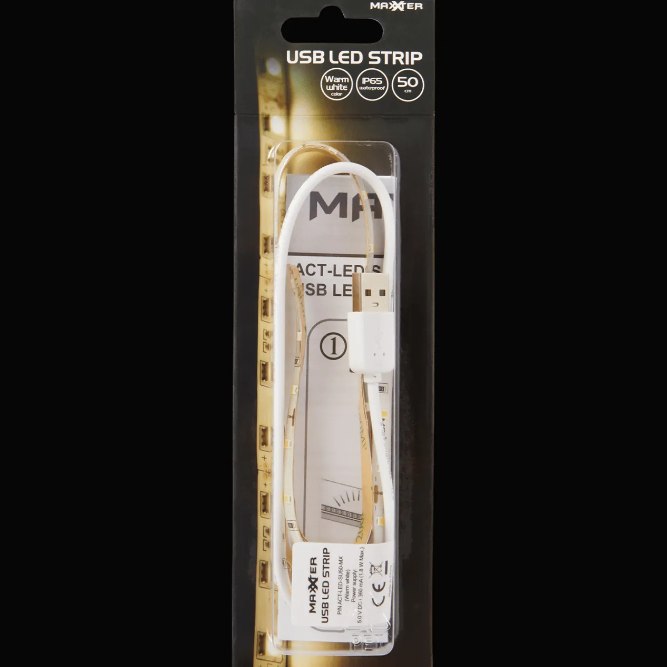 Action Ruban LED USB Maxxter* Éclairage