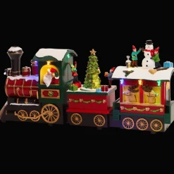Action Scène de Noël train* Décoration Saisonnière