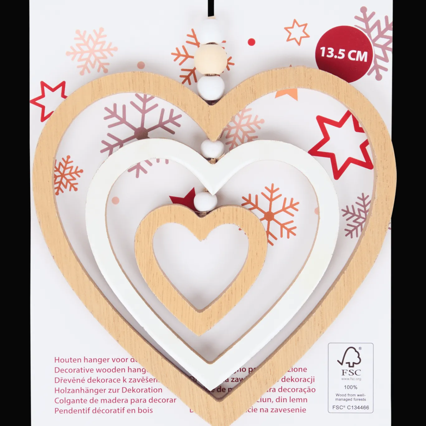 Action Suspension de Noël en bois* Décoration Saisonnière