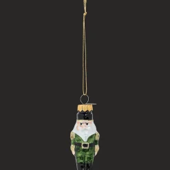 Action Suspension de Noël en verre* Décoration Saisonnière