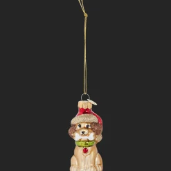 Action Suspension de Noël en verre* Décoration Saisonnière