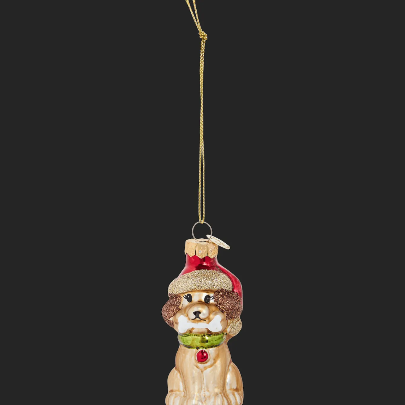 Action Suspension de Noël en verre* Décoration Saisonnière