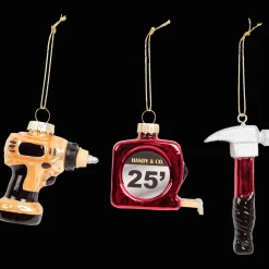 Action Suspension de Noël en verre* Décoration Saisonnière