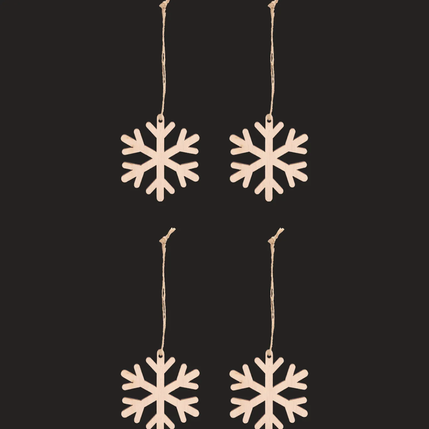 Action Suspensions de Noël en bois Seasons & Style* Décoration Saisonnière