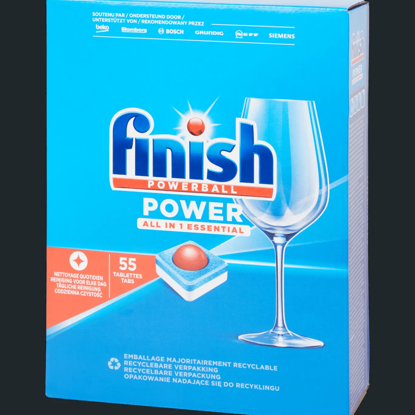 Finish Powerball Tablettes pour lave-vaisselle All-in 1* Produits De Lessive Et Vaisselle