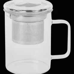 Action Tasse de thé avec infuseur et couvercle Absolu Chic* Verres|Plateaux